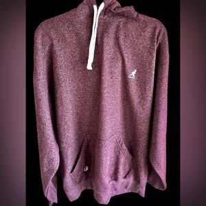 Kangol Signature Black Label Hoodie – Dusty Maroon (XL)
